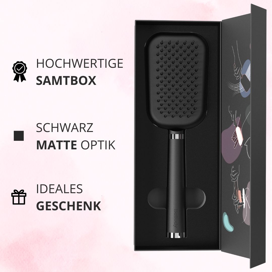 Selbstreinigende Haarbürste