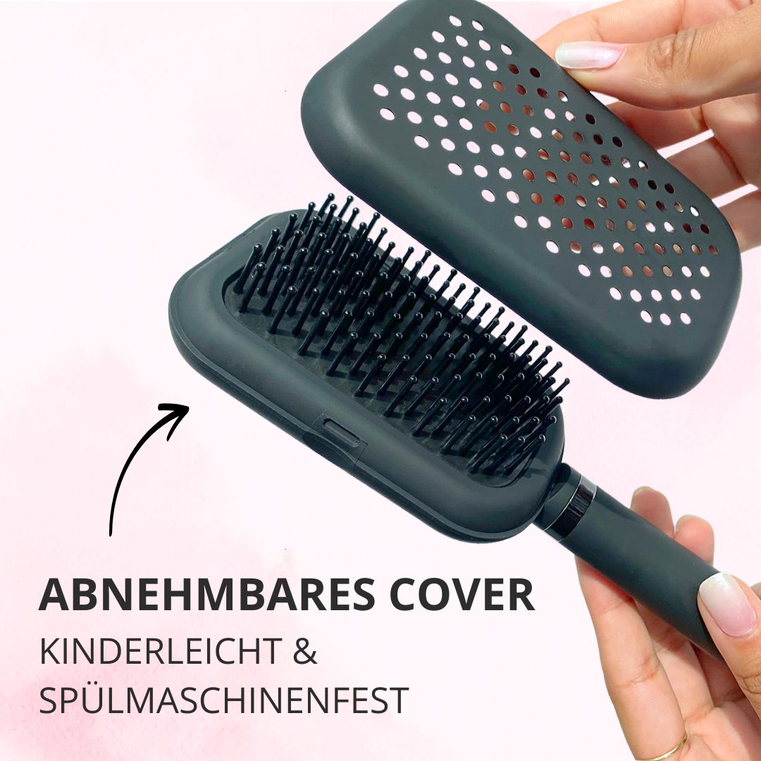 Selbstreinigende Haarbürste