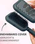 Selbstreinigende Haarbürste