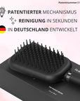 Selbstreinigende Haarbürste
