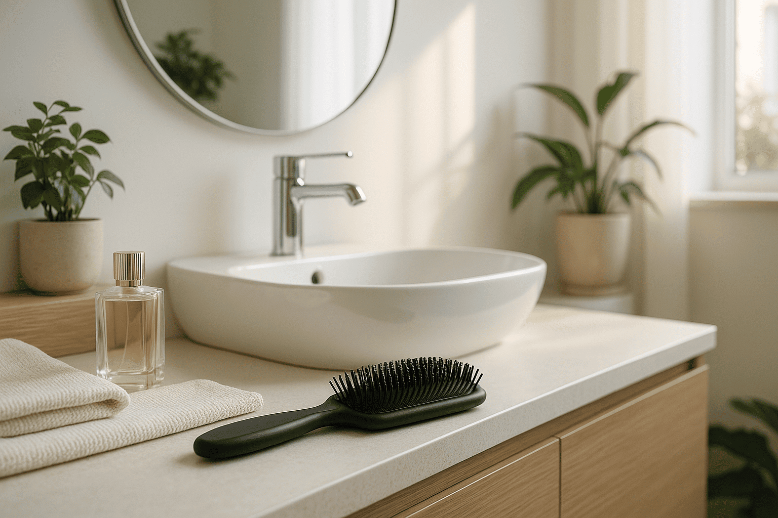 Haarbürsten richtig aufbewahren: Tipps für Bad und Reise