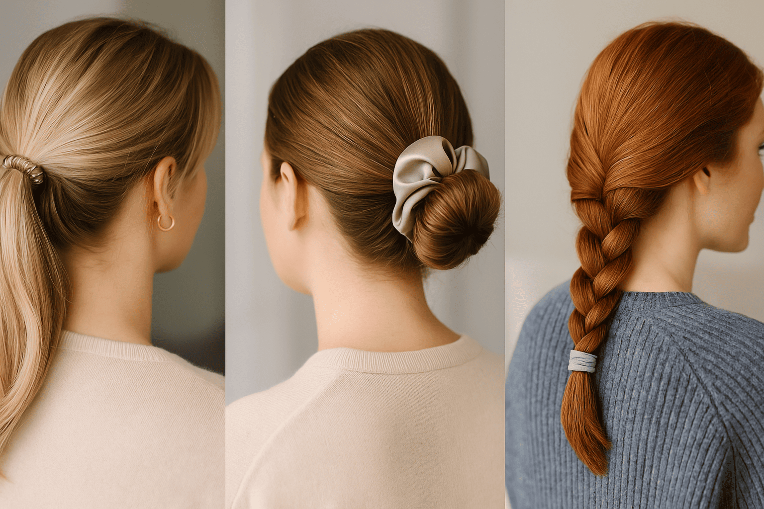 Schonende Haargummis für langfristig gesundes Haar